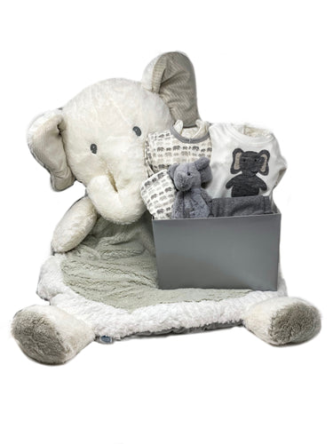 Elephant Baby Basket Bundle Large