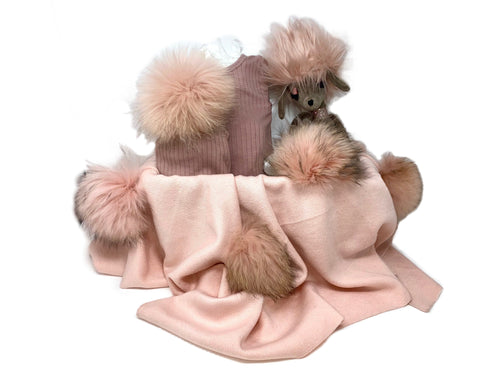 Baby Girl Pink Luxe Basket Bundle