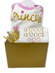 Baby Girl Princess Basket Bundle
